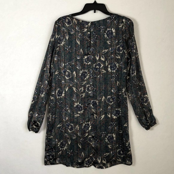 Lulus Size Small Green Floral Shift Dress - Picture 5 of 7